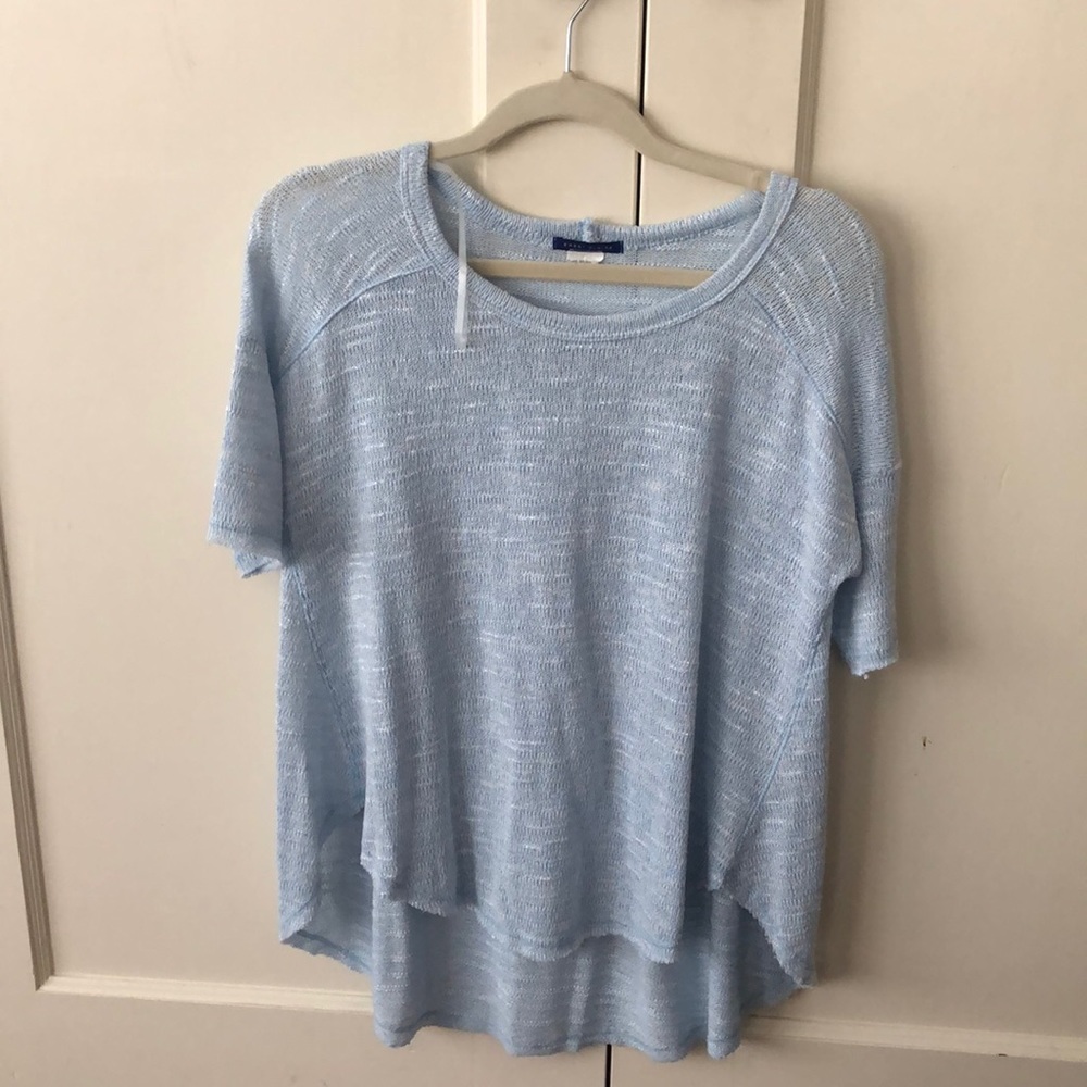 Blue Sweater Top